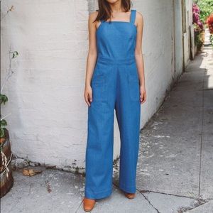 Jean Franklin Delia jumpsuit in midnight denim